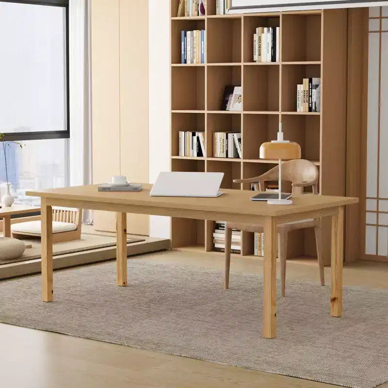 Tavolo in legno multiuso, spazioso tavolo da pranzo e scrivania, 200 cm, per casa e soggiorno