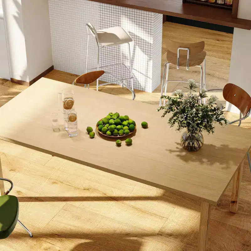 Tavolo in legno multiuso, spazioso tavolo da pranzo e scrivania, 200 cm, per casa e soggiorno