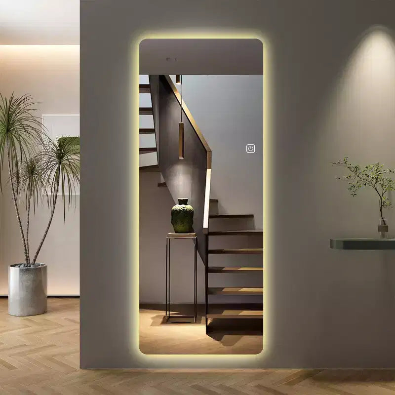 GDFStudio Kaia Modern 65H Rectangular Full Length Mirror with 3 Lighting Modes