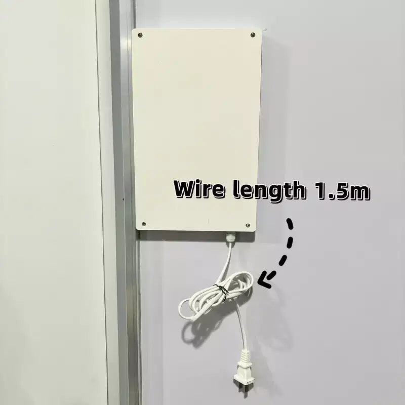 Specchio a parete a figura intera LED da 65", con angoli arrotondati senza cornice, 3 modalità di illuminazione, rettangolare