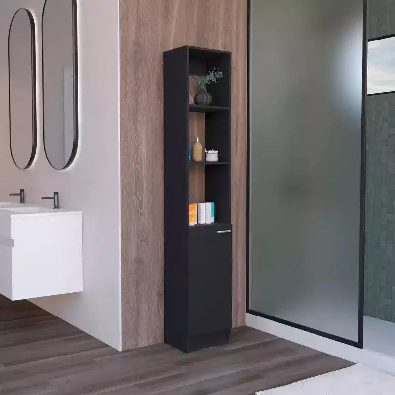 Mobiletto stretto da bagno con 6 ripiani, ripiano regolabile per bagno, soggiorno, cucina