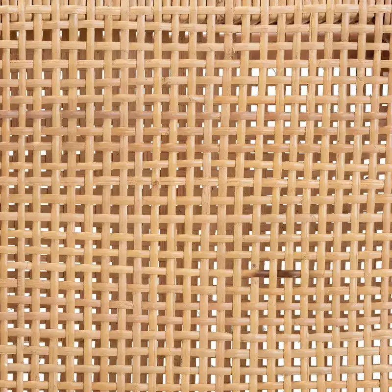 Sgabello da bar in legno e rattan, altezza bancone, stile Mid-Century Modern, naturale/noce, nessun assemblaggio richiesto