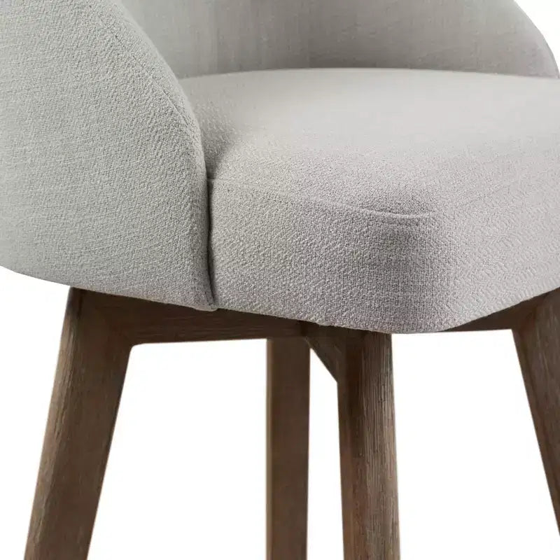 Sgabello da bar da 30 pollici, altezza bancone, con seduta girevole, imbottito, schienale basso