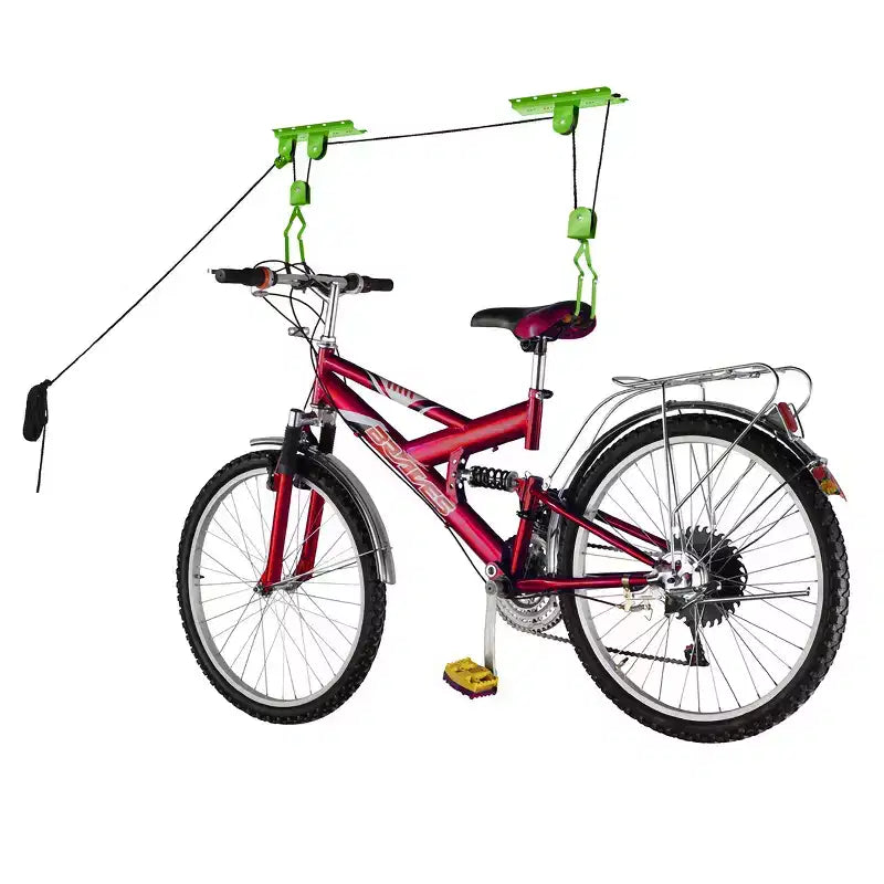 Rad Sportz Bike Hanger - Garage Ceiling Storage Pulley System for Bicycles
