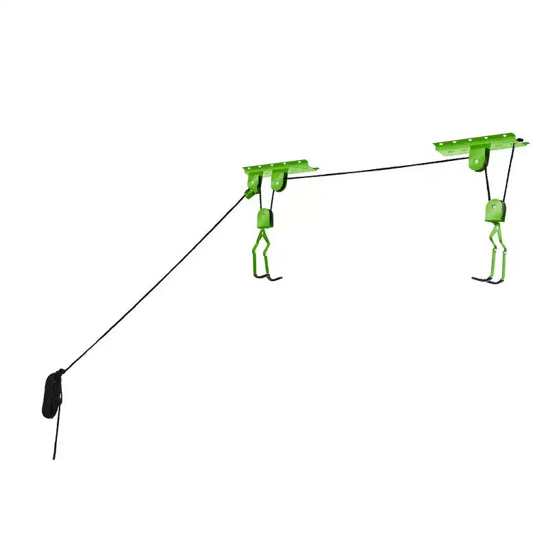 Sollevatore bici da soffitto per garage, sistema di stoccaggio a carrucola per biciclette, capacità fino a 45 kg